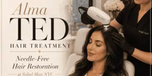 Alma TED hair treatment at Sobel Skin NYC — needle-free hair restoration