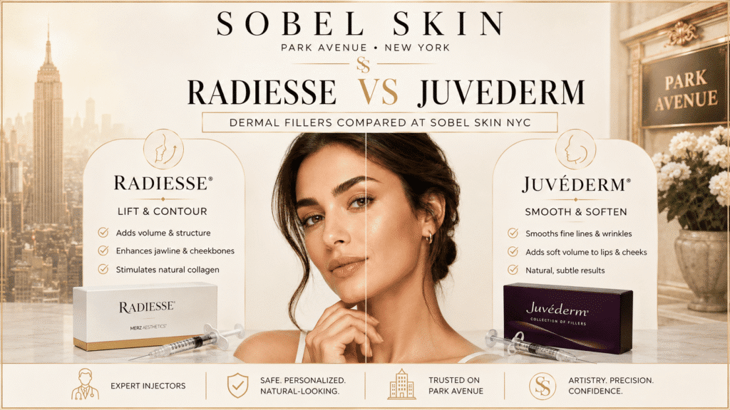 Radiesse Vs Juvederm Dermal Fillers Compared At Sobel Skin NYC