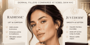 Radiesse vs Juvederm dermal fillers compared at Sobel Skin NYC