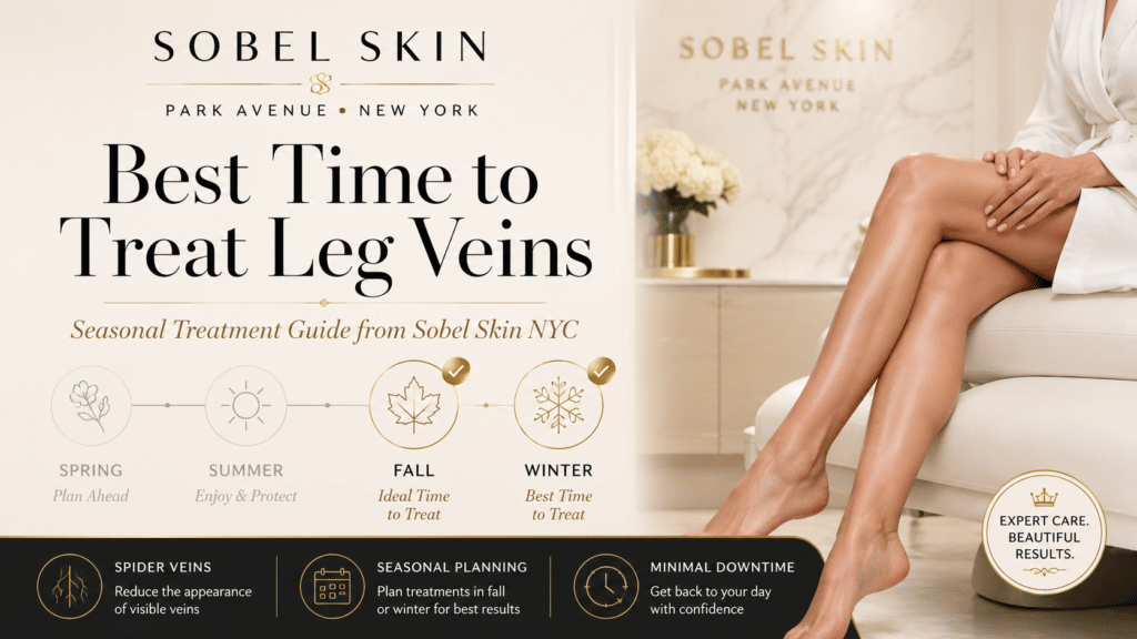Best Time To Treat Leg Veins &mdash; Seasonal Treatment Guide From Sobel Skin NYC