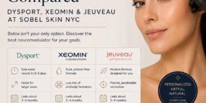Botox alternatives compared — Dysport, Xeomin and Jeuveau at Sobel Skin NYC