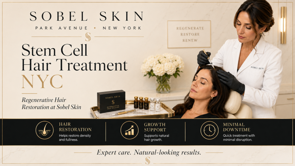 Stem Cell Hair Treatment NYC — Regenerative Hair Restoration At Sobel Skin