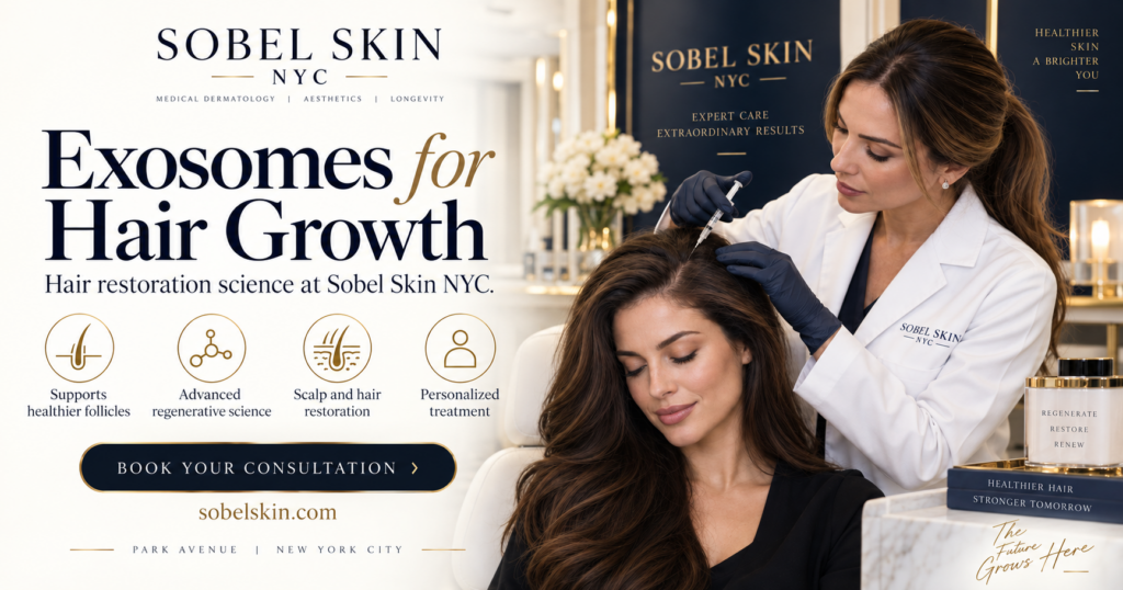 Exosomes For Hair Growth &mdash; Hair Restoration Science At Sobel Skin NYC 