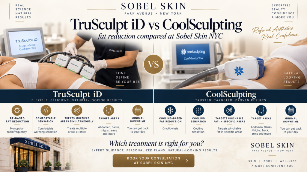 TruSculpt ID Vs CoolSculpting Fat Reduction Compared At Sobel Skin NYC